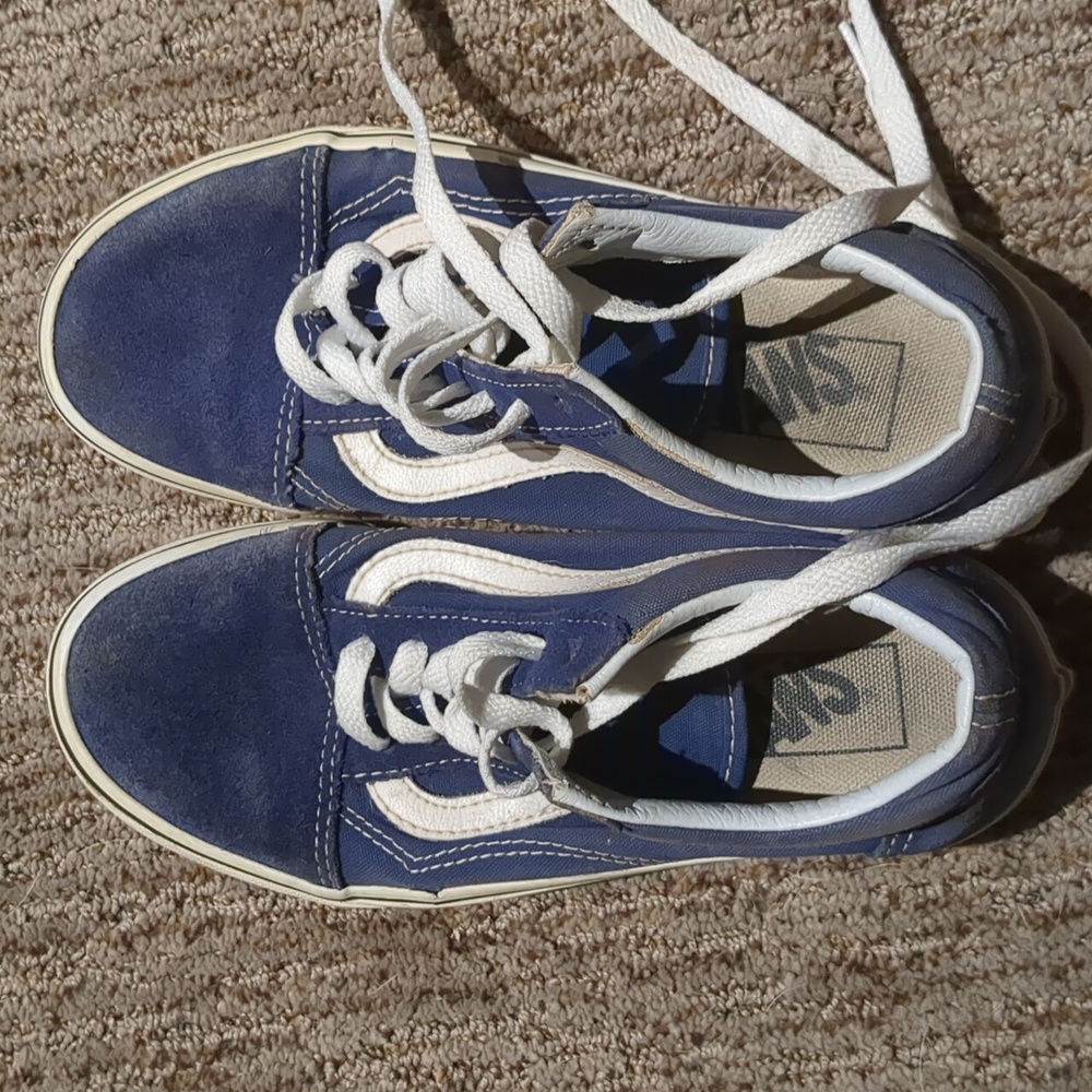 Vans blue classic mens 4/womens 5.5